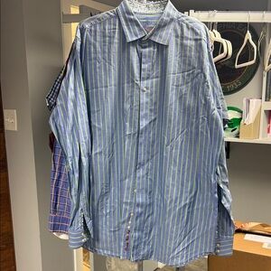 Robert Graham Multicolor Striped Men's Shirt